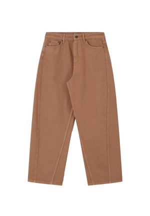 Sissy-Boy, SISSY-BOY MID WAIST BARREL JEANS - DUNKELBRAUN - Wide Leg - l.bruin