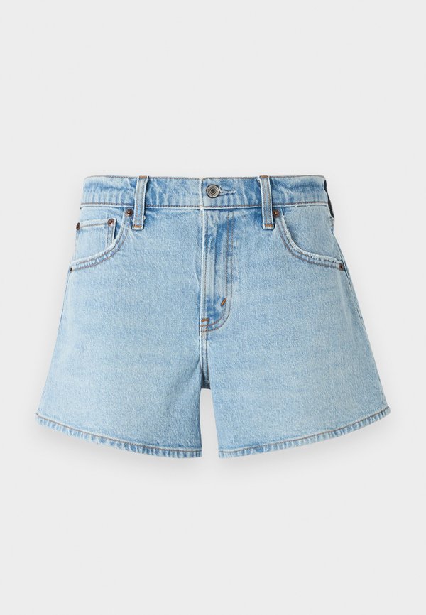 Mid Rise A-Line Short - Denim shorts - light baby2
