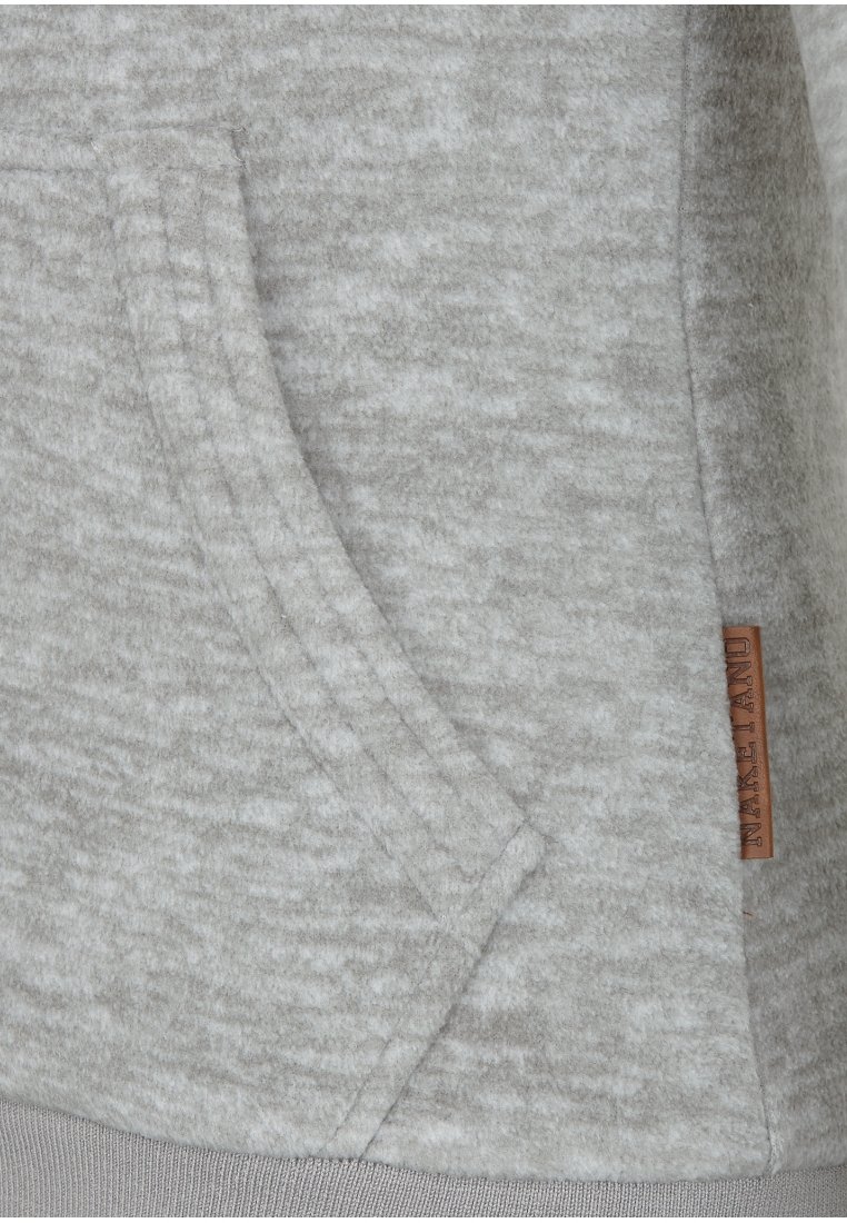 Naketano Fleecejacke grey melange Zalando.at Naketano Sweatshirt grey melange Zalando.at
