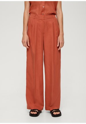 s.Oliver BLACK LABEL Stoffhose - terrakotta