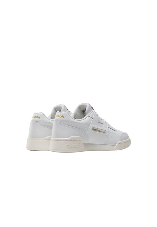 Reebok WORKOUT PLUS-WHITE-3. UNISEX - Walking trainers - ftwr white chalk gold met — photo 3