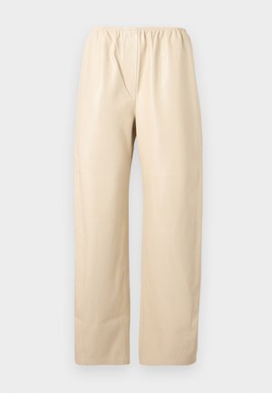 ZOELA PANTS - Nahkpüksid - creme