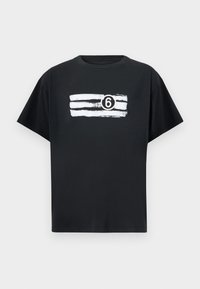 T-shirt med print - black