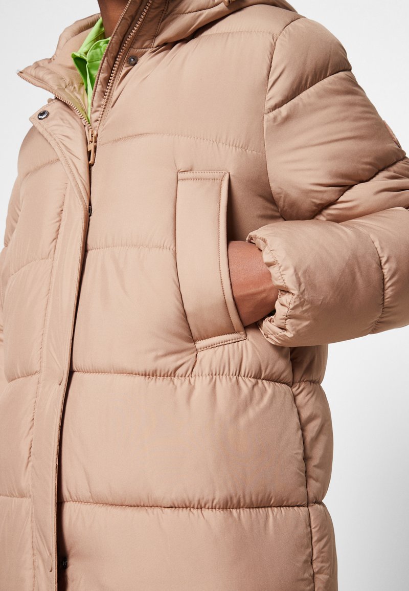 ONLY ONLCAMMIE X- LONG QUILTED - Wintermantel - tigers eye/cognac 