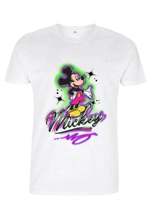 DISNEY CLASSIC MICKEY AIRBRUSH MICKEY UNISEX - T-shirt z nadrukiem