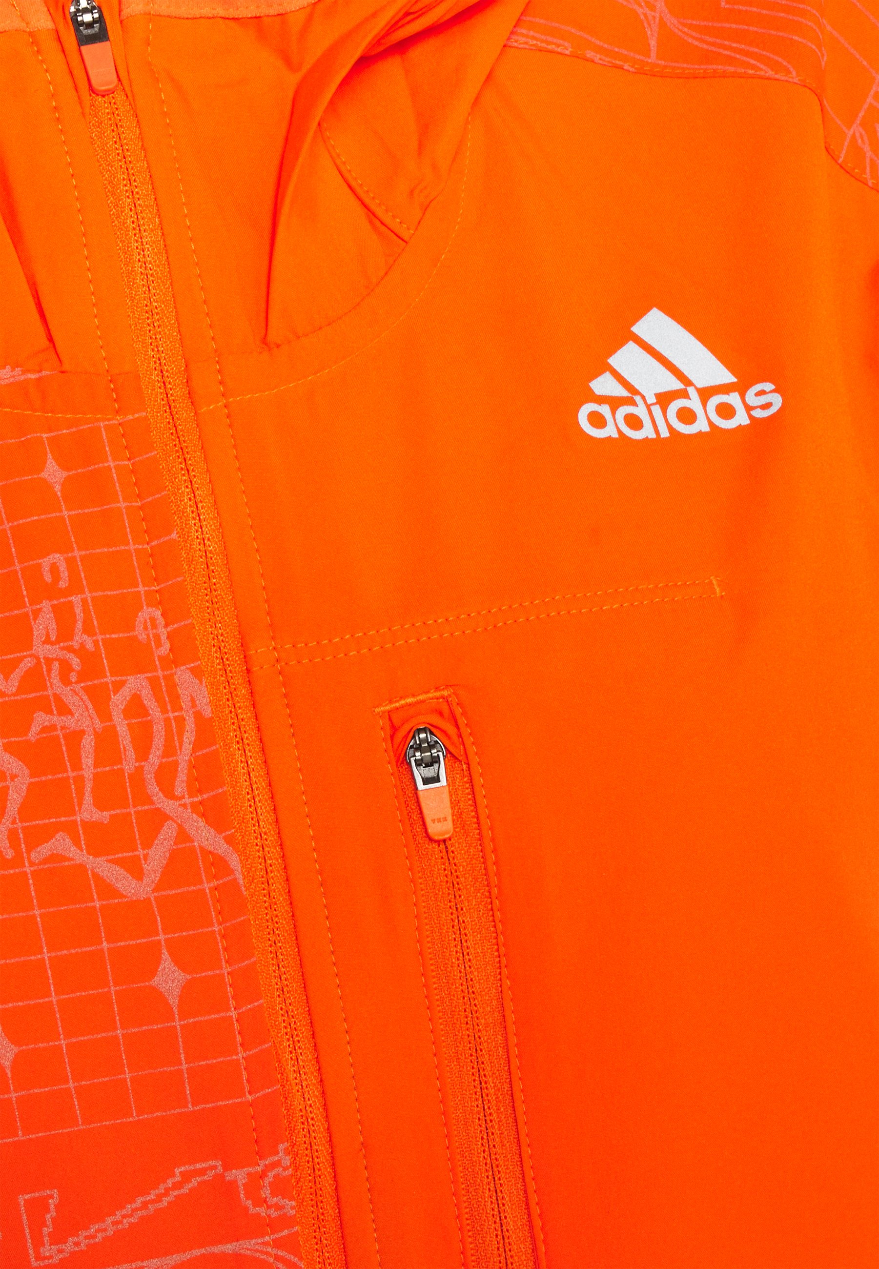 Own The Run Reflective Jacket Orange 