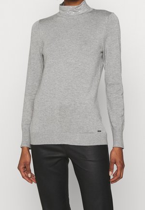 Stickad tröja - grey