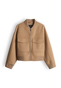 LOOSE FIT STRAIGHT CUT - Blouson Bomber - salted caramel