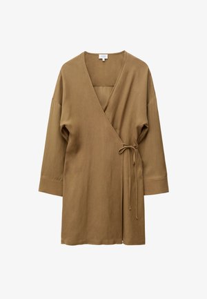 & OTHER STORIES, & OTHER STORIES MINI WRAP DRESS - Päevakleit - brown