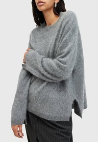 AllSaints CREW NECK - Neule - grey marl