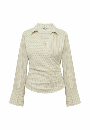 mbyM, GERRI-M - Skjortebluser - beige/blue stripe