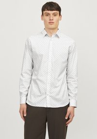 Jack & Jones JJJOE PRINT SHIRT - Svečana košulja - white/ditsy