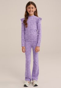 WE Fashion Legíny – nohavice - violet