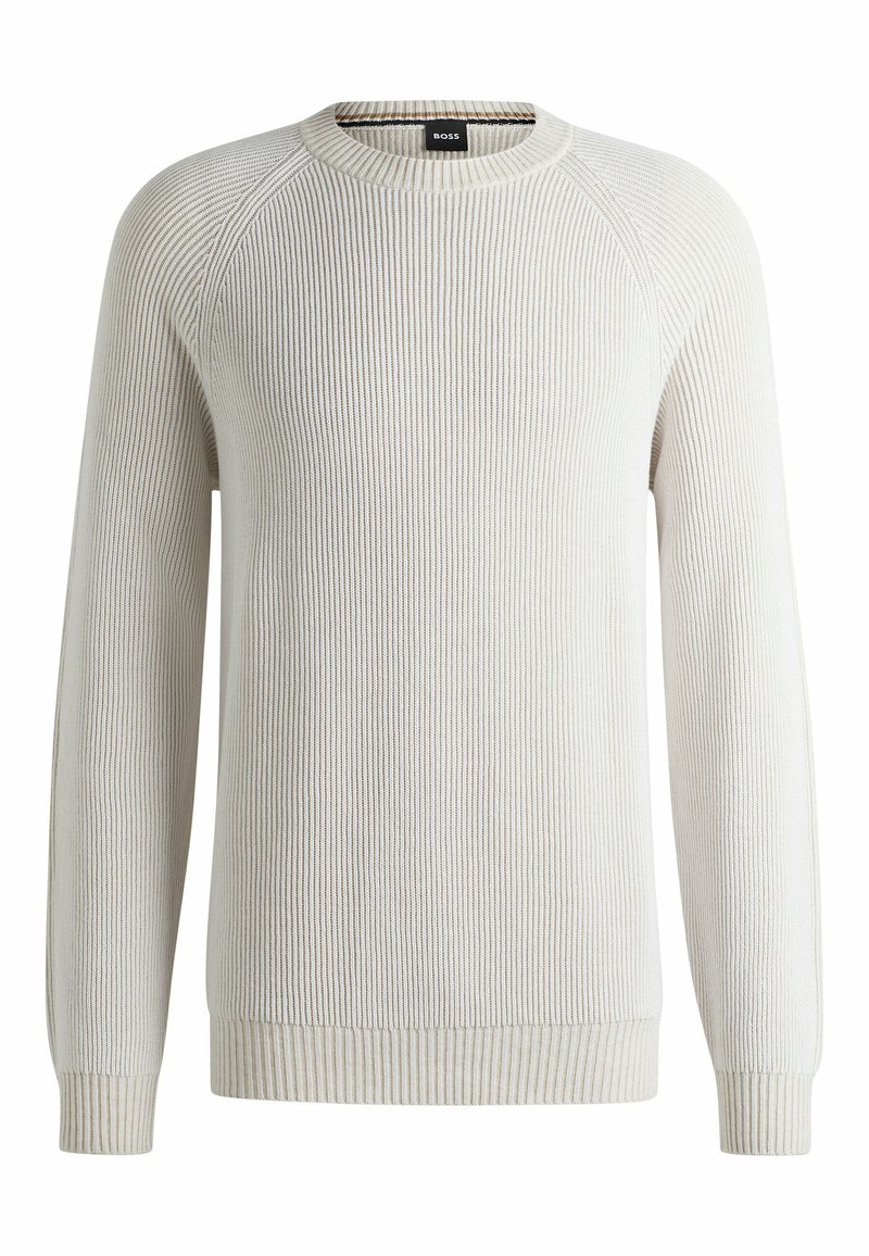 BOSS Strickpullover white/weiß