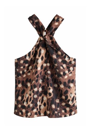 Next, REGULAR FIT - HALTER NECK TOP . - Bluse - deer print