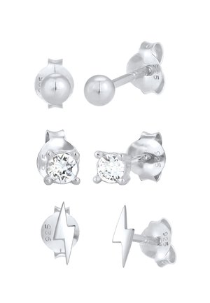 FLASH CRYSTAL 3 PACK - Earrings - silber