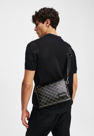 K/VOYAGE POUCH UNISEX - Cross body bag - black kl mono