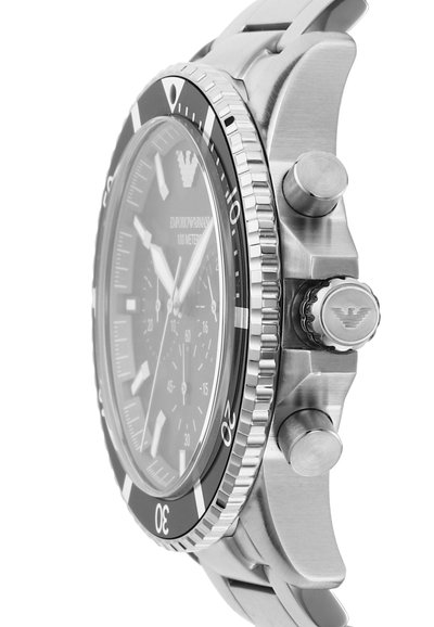 Emporio Armani DIVER - Cronografo - silver-coloured