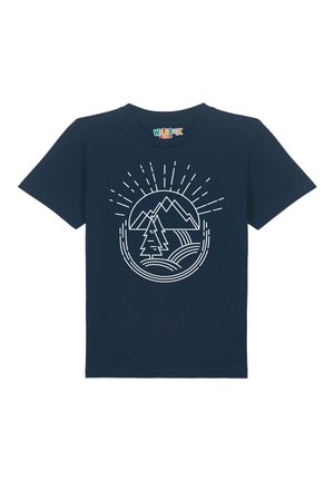 NATUR IST SCHÖN - T-Shirt print - french navy