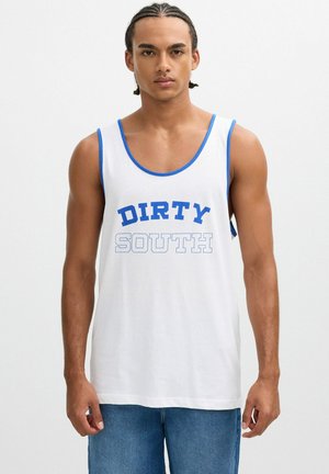 INSIDE, CAMISETA DE TIRANTES ESTAMPADO TEXTO - Top - blanco