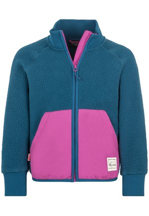 TROLLKIDS, GIRLS VEGA JACKET - Fleece jacket - madeira blue/bright berry
