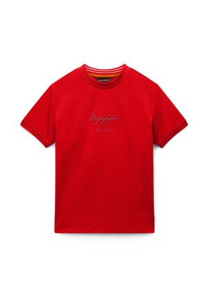 Napapijri, BARYTE SS W - T-shirt con stampa - valiant pop rau