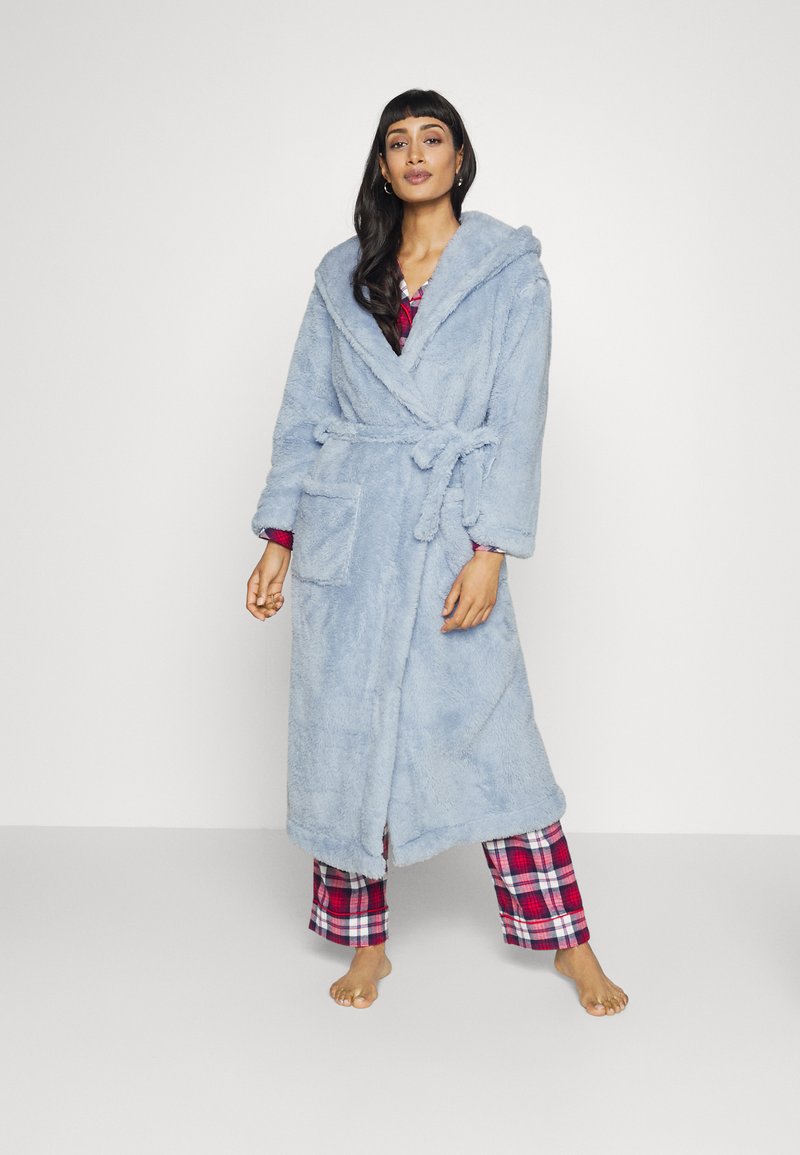 Marks & Spencer Dressing gown light blue Zalando