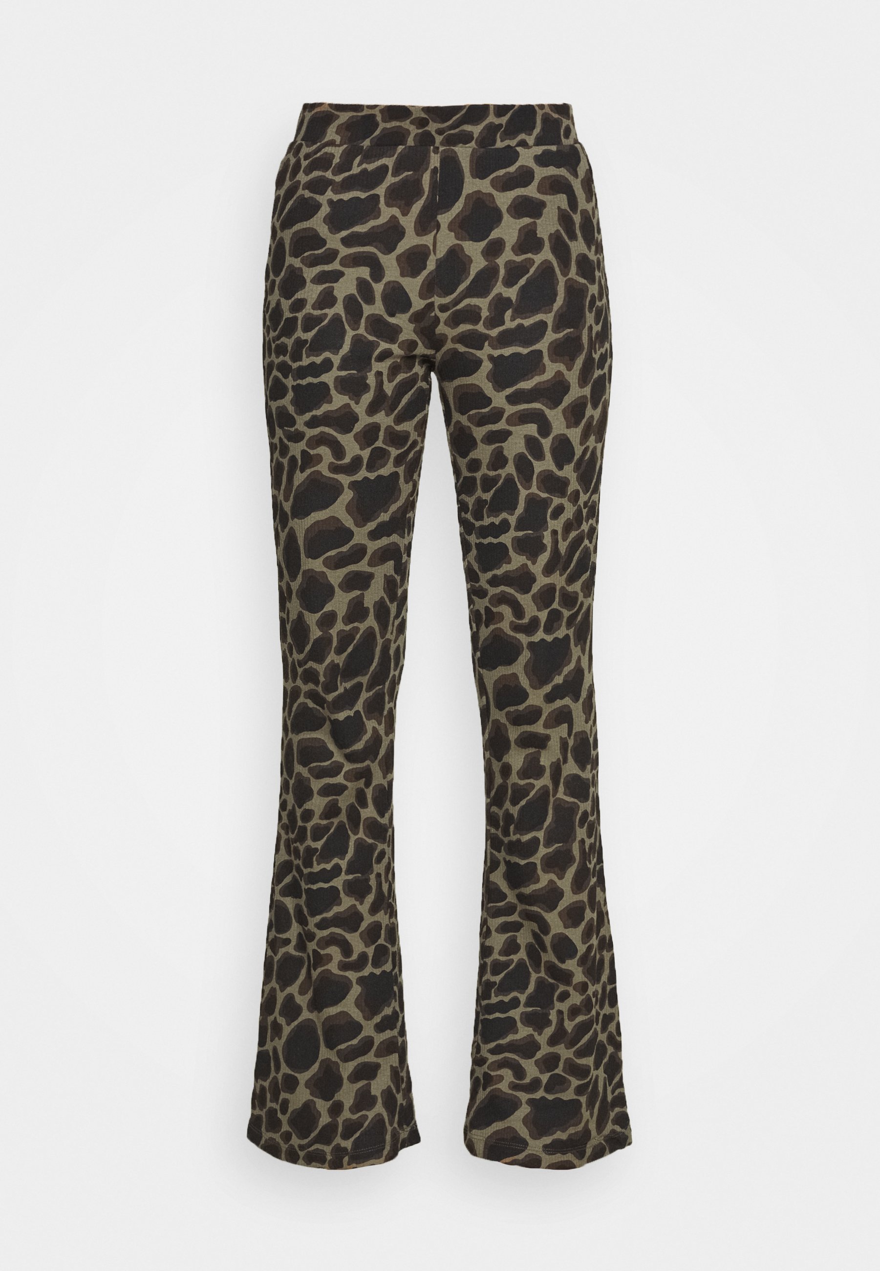 Shop Flared broek met luipaard print | Elise Store - Elise Store