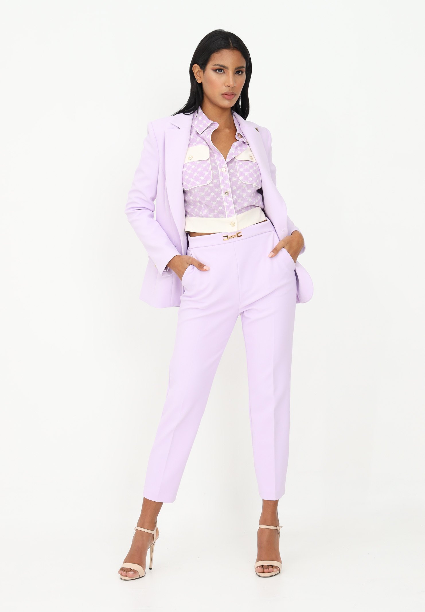 Elisabetta Franchi Pantaloni - glicine/lilla - Zalando.it
