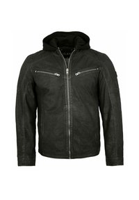 Lederjacken24 Lederjacke - schwarz
