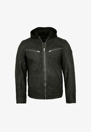 Lederjacken24 Lederjacke - schwarz