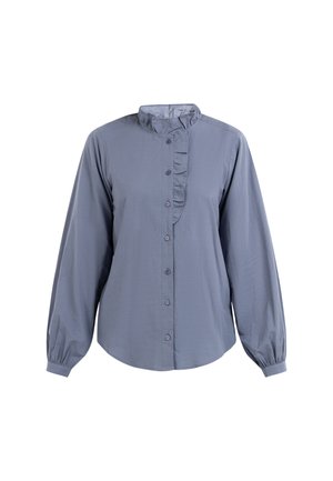 DreiMaster, DREIMASTER LANGARMBLUSE - Overhemdblouse - graublau