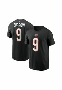 Nike Performance PLAYER CINCINNATI BENGALS JOE BURROW - T-shirt imprimé - noir
