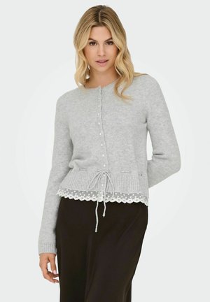 ONLCHER - Strickjacke - light grey melange
