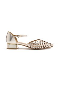 FLETCHER - Ballerine con cinturino - platino