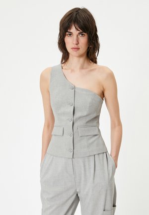 ONE SHOULDER - Liivi - grey