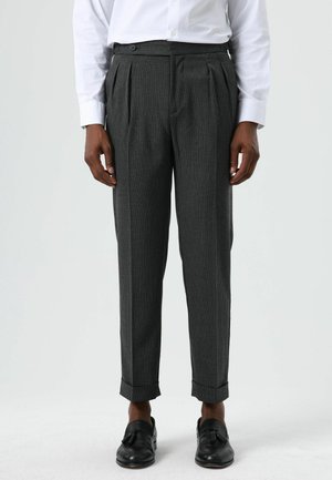 REGULAR FIT - Pantalon classique - anthracite