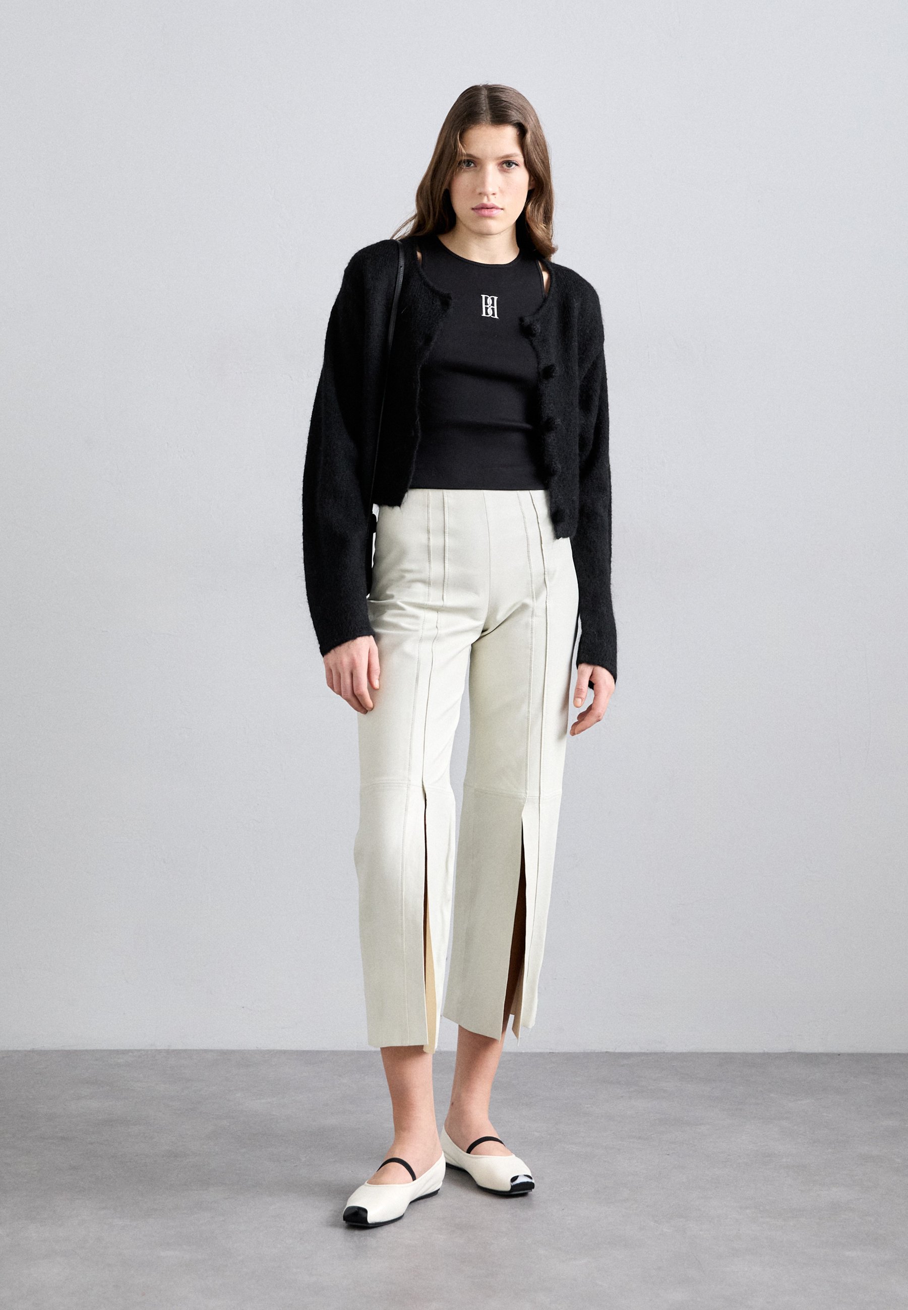 売れ筋商品|||バイマレンバーガー Tシャツ レディース トップス AMANIAS - Top - black/white By Malene Birger AMANIAS - Top - black/white/flerfarvet