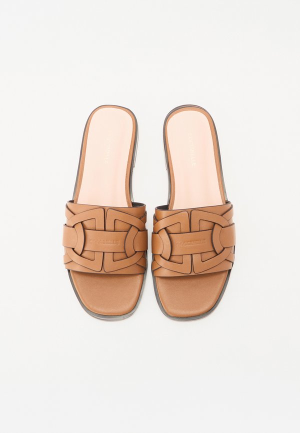 MONOG SLICE COW - Mules - cuir2