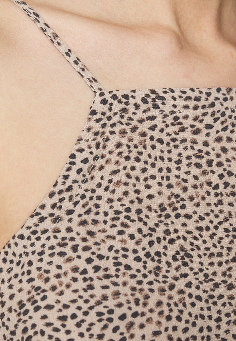 Abercrombie Fitch Halter Slip Short Dress Cocktail Party Brown Zalando Co Uk 