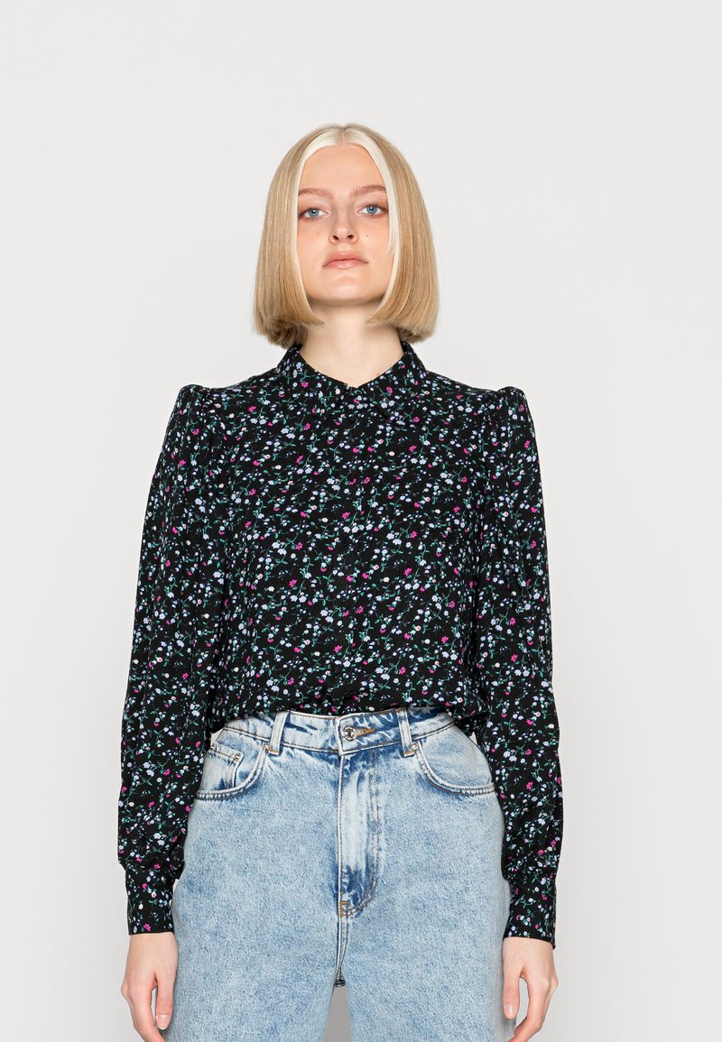 YAS Blusa - black balara