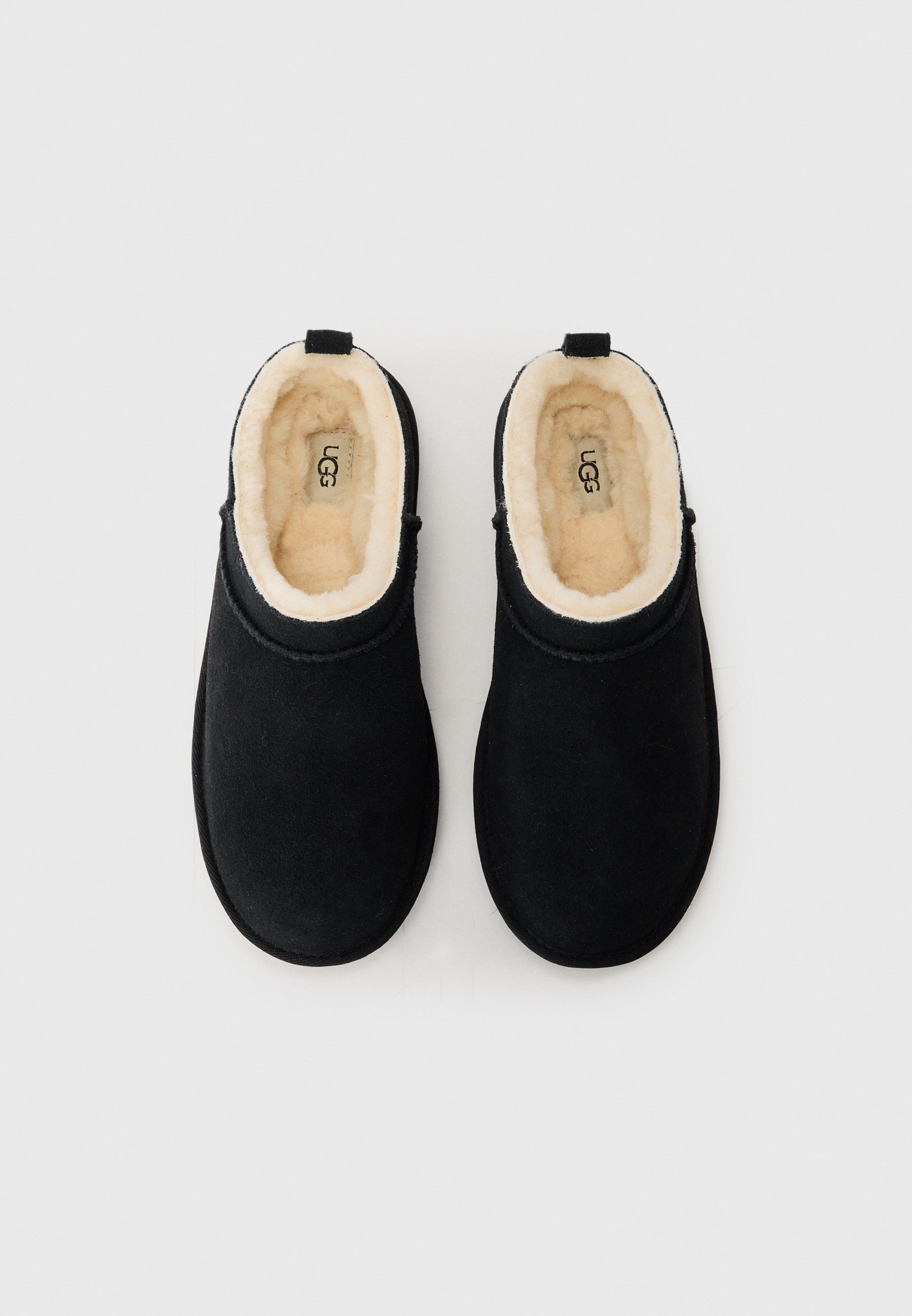 UGG CLASSIC MICRO UNISEX - Papuci de casă - black/negru - Zalando.ro
