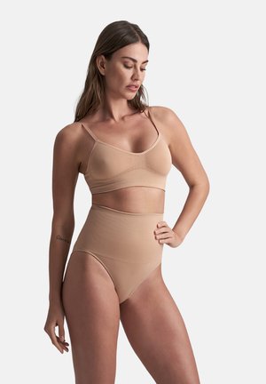 SEAMLESS HIGH WAIST - Shapewear - beige