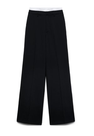 Calliope, PANTALONE LUNGO TINTA UNITA - Pantaloni - ultrablack