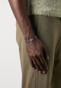 Tommy Hilfiger MEN BEADS - Armbånd - blue/silver-coloured