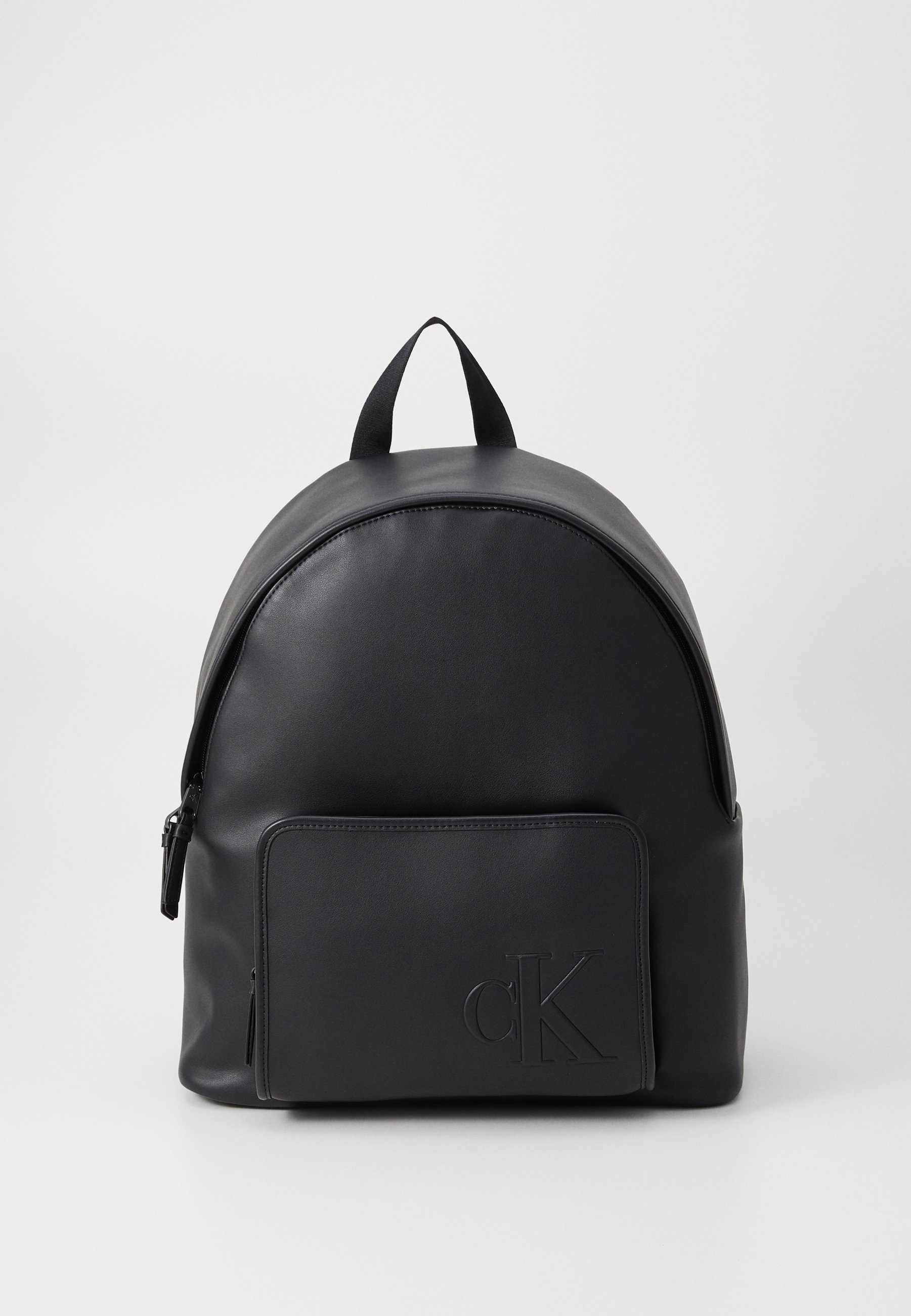 calvin klein backpack black leather Bold Ck Since 1968 Campus Backpack Black Leather Calvin