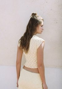Stradivarius Blouse - light yellow