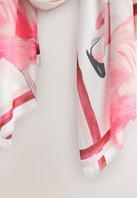 Sjaal - pink placement flamingo
