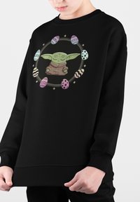Star Wars STAR WARS THE MANDALORIAN EGGING AROUND - Sudadera - black