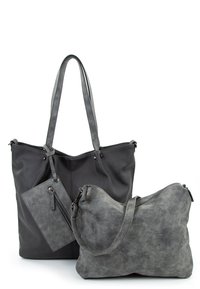 Emily & Noah SURPRISE - Tote bag - black grey